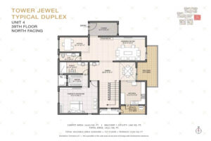 Kohinoor Hitec City Floor Plan Duplex1